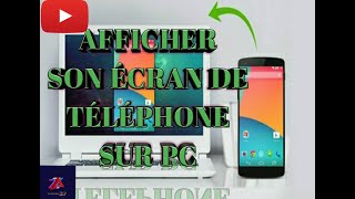 TUTO AFFICHER SON ECRAN DE TELEPHONE SUR PC AVEC APOWER MIRROR [upl. by Etta]