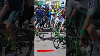 The Start of stage 2 of the Volta ao Algarve cycle race in the Algarve Portugal [upl. by Leuqcar]