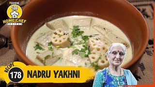 Nadru Yakhni Recipe  How To Make Nadru Yakhni  Kashmiri Lotus Stem Curry  Home Chef Recipe [upl. by Normandy]