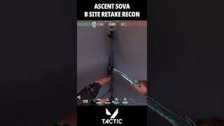 Ascent Defense Sova retake from A to B site Recon Bolt  Valorant Tactic [upl. by Akinehs606]