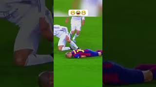 funny moments of real Madrid against Barcelona cr7 shorts football subscribe soshangana [upl. by Labotsirc]