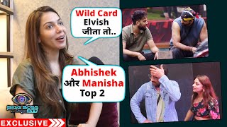 Bigg Boss OTT 2  Palak Purswani On Elvish Yadav Wild Card Entry Manisha And Abhishek TOP 2 [upl. by Ferna]