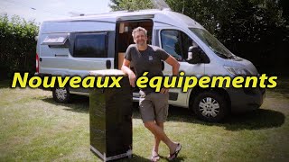 NOUVEAUX ÉQUIPEMENTS sur amp dans mon FOURGON AMÉNAGÉ vanlife  Voyage Voyages [upl. by Cuthburt]