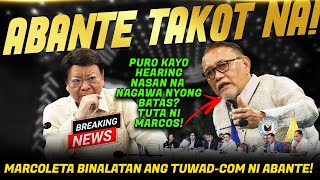 MAKAPANINDIG BALAHIBONG SINAGOT NI MARCOLETA SI ABANTE ACOPCASTROFERNANDEZQUIMBOLUISTRO [upl. by Wamsley703]