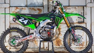 Motocross Action tests Austin Forkners Factory Pro Circuit Kawasaki KX250 [upl. by Norad]