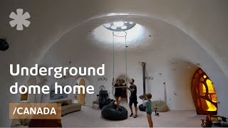 Underground dome house of the family who led geese to fly home [upl. by Narol]