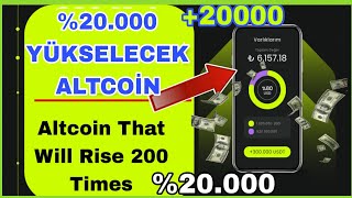 YÃœZDE 20000 YÃœKSELECEK ALTCOÄ°N  Altcoin Analizleri 2024 [upl. by Wiltz]