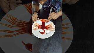 monster plating food plattingfoodart drawing cooking artandcraft chef artdrawing painting [upl. by Dedrick137]