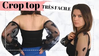 Coudre un top facile à manches bouffantes en 3 rectangles [upl. by Eelsha705]