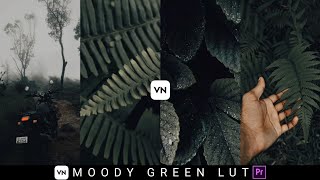 😱Free Moody Green Free Luts  VN Lut 😱  Premiere Pro  Cinema Colour Grading In Mobile VN Editor [upl. by Barnard]