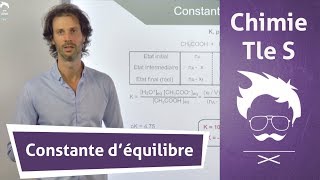 Chimie Terminale S  Constante déquilibre [upl. by Catarina]