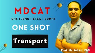 MDCAT  One Shot on Transport by Dr Sohail [upl. by Yaf486]