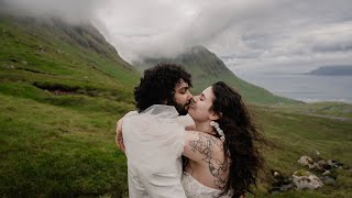 Faroe Islands Elopement Wedding  Highlights  Odessia amp Joshua [upl. by Curkell]