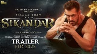 sikandar movie trailer out now salmankhan Rashmika mandanna [upl. by Hew]