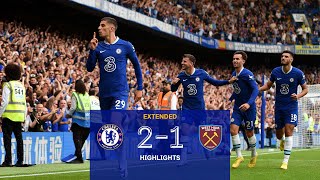 Chelsea 21 West Ham  Extended Premier League Highlights [upl. by Belmonte]