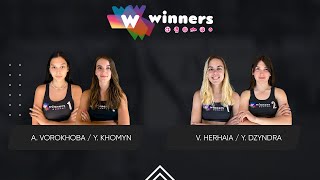 Winners Beach Volleyball Women A Vorokhoba  Y Khomyn  V Herhaia  Y Dzyndra 15112024 [upl. by Yorztif]