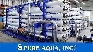 Planta Desaladora de Agua Industrial 2x500000 GPD  Arabia Saudita  wwwpureaquacom [upl. by Gregory]