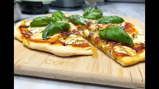 HOMEMADE PIZZA MARGHERITA RECIPE 39 [upl. by Ovatsug]