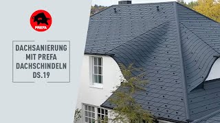 PREFA Dachsanierung mit Dachschindeln DS19 in Ellwangen Deutschland [upl. by Ryun]