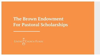 Brown Scholarship MID Event October 2023 [upl. by Antrim36]