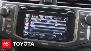 Entune® HowTo Voice Recognition  Finding a Location  Toyota [upl. by Lemmor646]