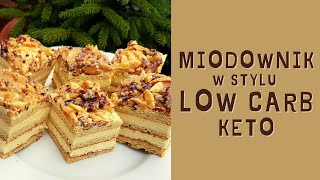 Ciasto czeskie MIODOWNIK w wersji LOW CARB  KETO [upl. by Ternan]