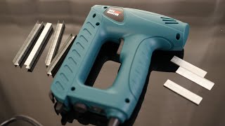 NEU MASTER N6013 Electric Brad Nailer Staple Gun [upl. by Eugilegna]