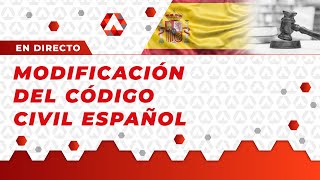 🇪🇸 Modificación del Código Civil Español [upl. by Nawk]