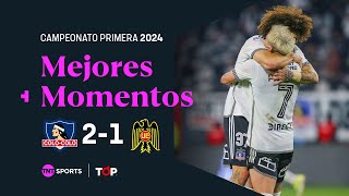 Compacto TOP ColoColo 2  1 Unión Española  Campeonato Primera División 2024  Fecha 16 [upl. by Naillig540]