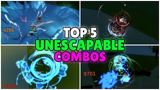 Top 5 New Best OneShot Combos  Blox Fruits Update 20 [upl. by Hareehat]