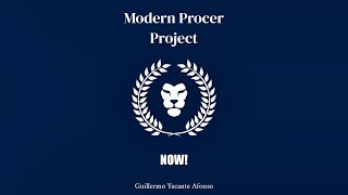 Proyecto Modern Prócer ¡AHORA  Modern Procer Project NOW [upl. by Leisam557]