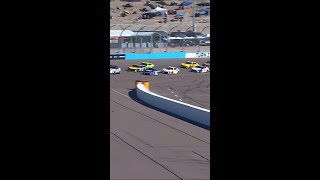 NASCAR pace car hits the sand barrels at Phoenix nascar [upl. by Porte]