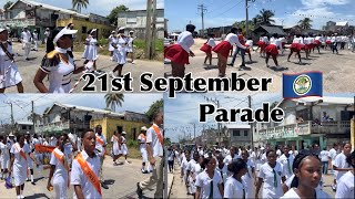 Independence parade in Belize city 2023 [upl. by Bowen910]