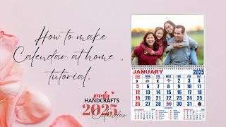 Make and Sell  How to make Calendar at Home  Calendar Making for small business [upl. by Avehs]