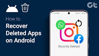 How to Recover Deleted Apps on Android  Manage Deleted Apps on Your Android Phone [upl. by Jeaz]