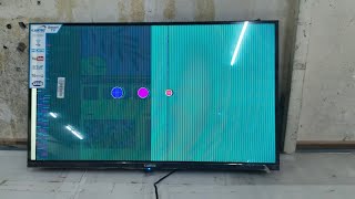 Led tv display picture problem how to fix led tv display problem Led screen line problem [upl. by Syd]