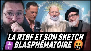 RTBF Blasphème Marie Saint Pierre et lEucharistie dans un sketch [upl. by Aikemot]