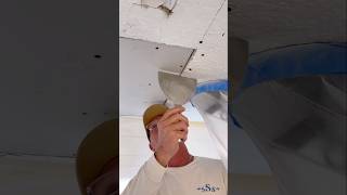 How to Tape over a Bad Joint or an Uneven Surface drywall diy [upl. by Albin]