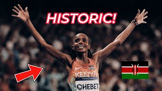 Beatrice Chebet Wins 10000m Olympic Gold in Paris Olympics 2024 [upl. by Nonnac917]