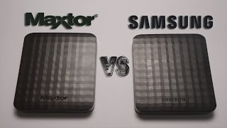 SAMSUNG VS MAXTOR  HARD DRIVE UNBOXING [upl. by Nekciv]