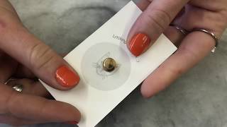 How to use locking pinbacks  pin keepers [upl. by Andreas]