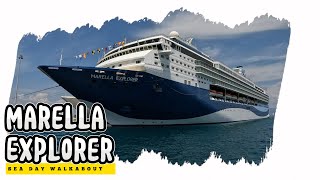 Marella Explorer  Adriatic Explorer Cruise  Sea Day Walkabout  GoPro Hero 10 Black  4K [upl. by Lissy557]