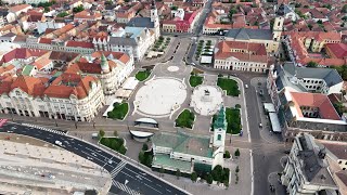 ORADEA  ROMANIA 2024  quot UNION SQUAREquot quotCITY HALLquot quotQUEEN MARIA THEATERquot [upl. by Uranie]