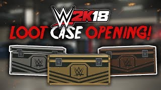 WWE 2K18  OPENING 20 LOOT CASES WWE 2K18 Road To GloryMy Career [upl. by Gill611]