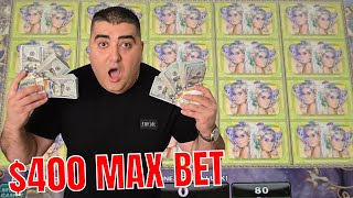 400 Spin MASSIVE JACKPOT On High Limit Slot Machine In Las Vegas [upl. by Bergstrom]