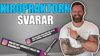 Kiropraktor Niklas Andersson Svarar [upl. by Irwinn66]