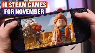 10 Steam Games Youll Want to Check Out in November [upl. by Chansoo204]