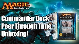 MTG  Peer Through Time Commander Deck 2014 Unboxing amp Review [upl. by Wilone]