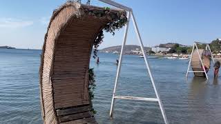 Bodrum Gumbet Beach  Parkım Ayaz Hotel [upl. by Enorahs]