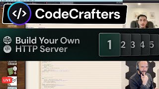 CodeCrafters LiveStreams  Build Your Own HTTP Server in Kotlin  Ep 1 of n [upl. by Zalea701]